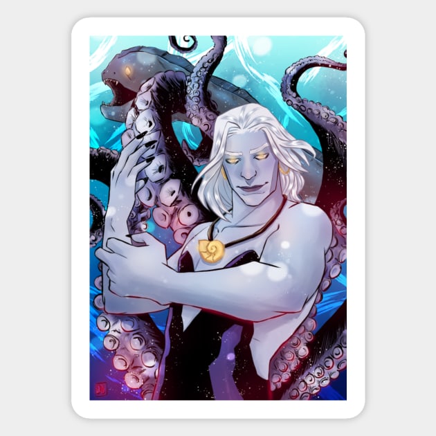 Ursula Sticker by queenseptienna